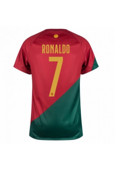 Fotbalové Dres Portugalsko Cristiano Ronaldo #7 Domácí Oblečení MS 2022 Krátký Rukáv